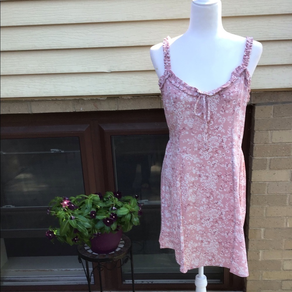 Pink Rose Summer Dress